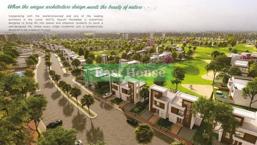 The price of a townhouse shot for sale in monthly installments is only 17 thousand!! In New Cairo, in installments over 10 years