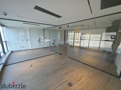 Office for rent 100m in the strongest location in Zahraa Maadi - Reyhana Plaza