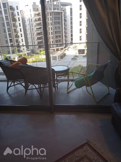 furnished studio for rent in zed west compound elsheikh zayed bahary nice view