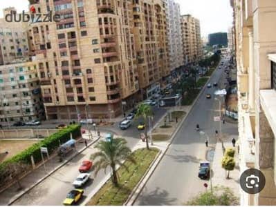 Apartment for rent 200m Smouha Fawzi Moaz Street (fully air-conditioned and equipped with kitchen cabinets)