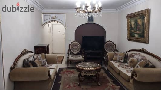 A distinctive apartment in Heliopolis, on a street branching off Al-Orouba Street.