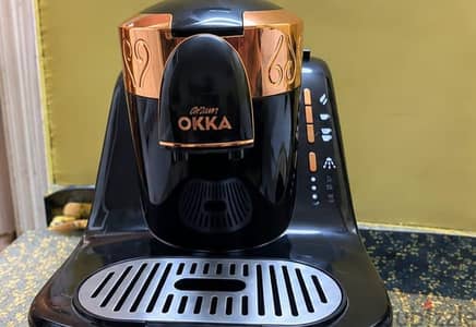 ماكينه قهوة اوكا تركي اتنين مخرج مزدوج استعمال بحاله ممتازه
