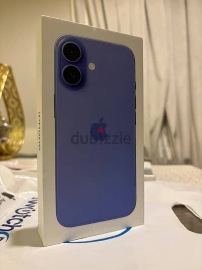 NEW Sealed iPhone 16 128 GB Blue - ايفون ١٦ ١٢٨جيجا ازرق بوكس مقفول