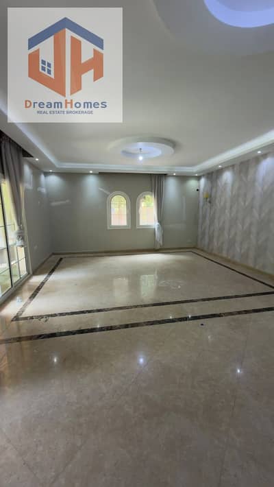 Villa for rent in Madinaty, legally compliant, featuring super-luxury finishes and a fully equipped kitchen, with a garden view. Model H.