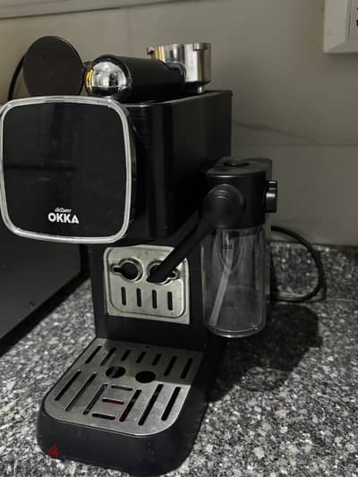 Okka Coffee machine - أوكا ماكينة قهوة استعمال شهر واحد