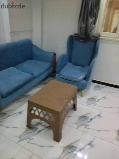 Furnished apartment for rent 6 October, the first district, steps to the station, and the exclusive, and the university