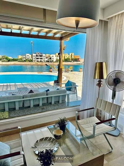 بفيو الجولف + مارينا سوما باي شاليه خيالي متشطب بإدارة Intercontinental للبيع فـ سوما باي الغردقة  بجوار الجونة مارنجروفي مكادي وسوان ليك Soma Bay