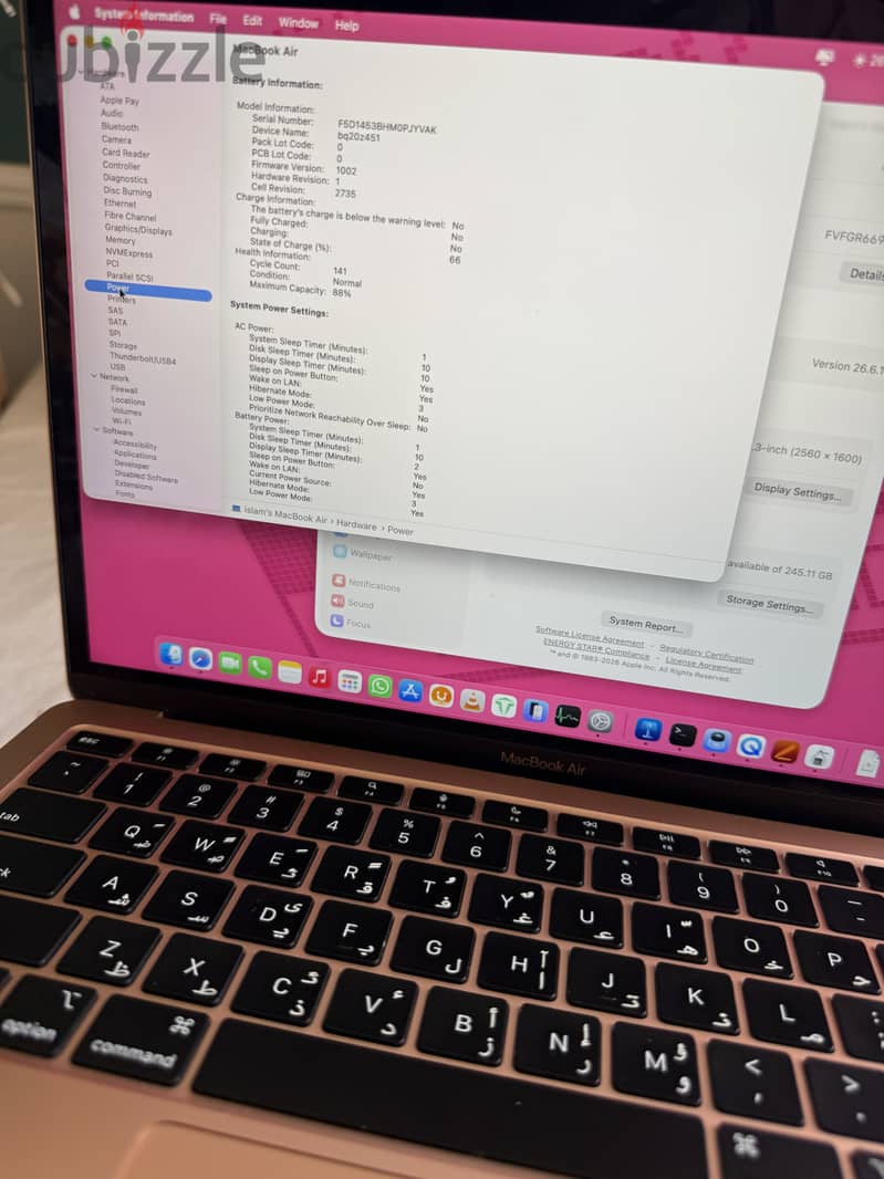 MacBook air m1 4