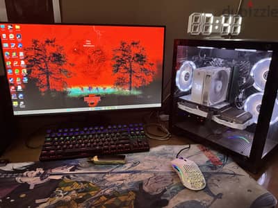 PC Gaming RX 6600 8GB + i5-12400F + 16GB RAM + MSI 180Hz — كامل للبيع