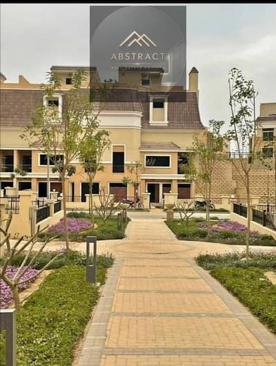 فيلا Townhouse للبيع بنصف الثمن بخصم (50%) بجاردن + رووف بالتقسيط علي 12 سنه من شركه Madinet masr في sarai علي طريق السويس القاهره الجديده  لفتره محد