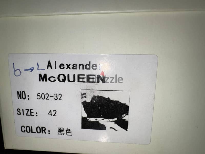 McQueen shoes Black (led) 7