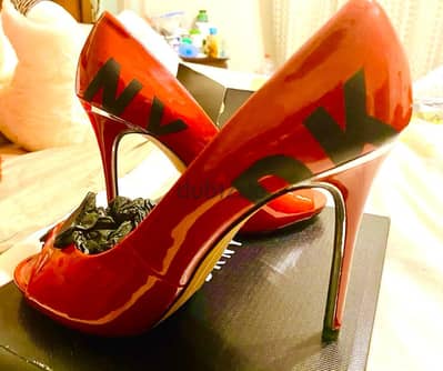 Brand New DKNY peep toe shoes