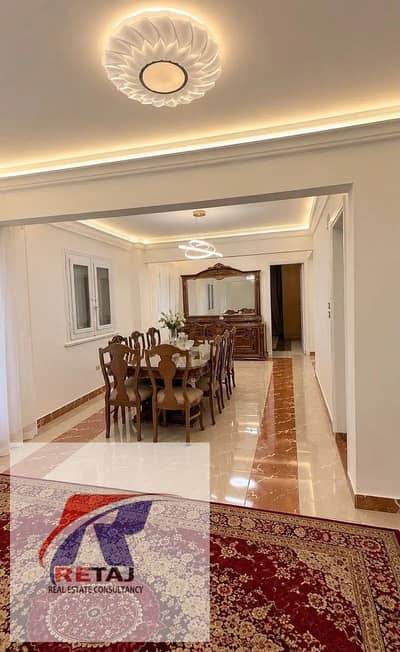 150 sqm Furnished Apartment for Rent in Nasr City – North-Facing