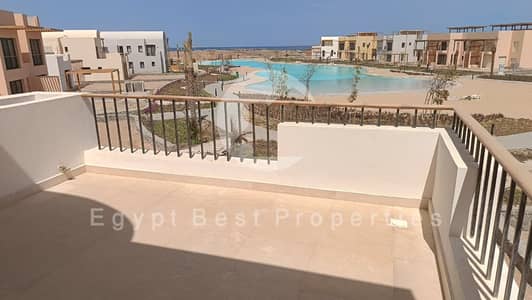 LOWEST PRICE Finished Villa Sea & Lagoon View Ready to Move For Sale at Makadi Heights RED SEA