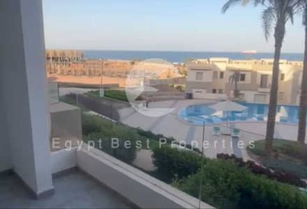 HOT PRICE 2nd Row Sea View Chalet Semi Furnished Ready to Move for sale Ain Sokhna The Groove