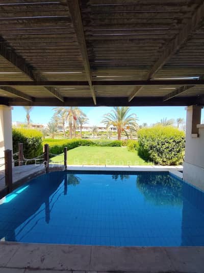 HOT PRICE Sea View 3BD+Garden 60m with Pool Ready to Move Ground Chalet For sale in La Vista 7 Ain Sokhna