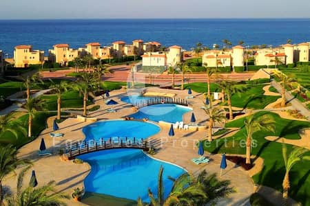 LOWEST PRICE Sea & Pool View Chalet Finished Ready to Move for sale in La Vista Gardens  Ain Sokhna
