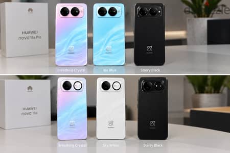 موبايل هواوي HUAWEI nova 16s / Pro 5G -  بخصم 3000ج وهدية
