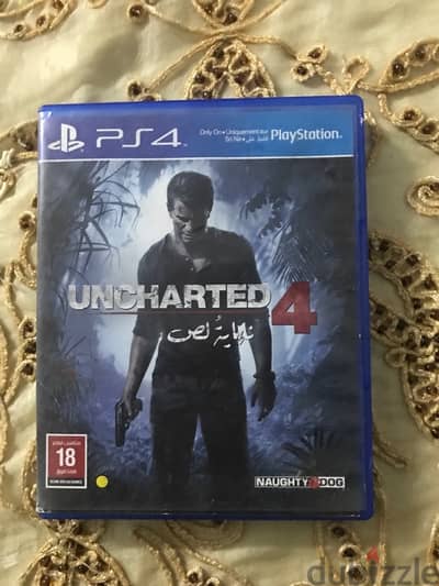 Uncharted 4: A Thief's End - كسر زيرو - بدون خدش - PS4