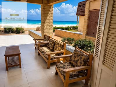 3-Bedroom Chalet with Private Garden for Sale in Telal El Sokhna – Open Sea View  A fully finished chalet with a private garden and a clear sea view,
