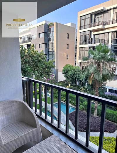 Apartment for sale fully finished with a view of the landscape in Waterway Sheikh Zayed