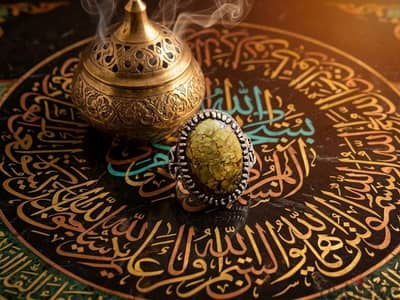 خاتم فضة رجالي