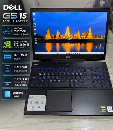 Dell G5 15 Gaming Laptop | Core i7-10750H | GTX 1650 Ti | 16GB RAM-1TB