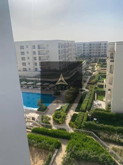 Semi furnished view pool apartment (First use) for rent in Mivida New Cairo