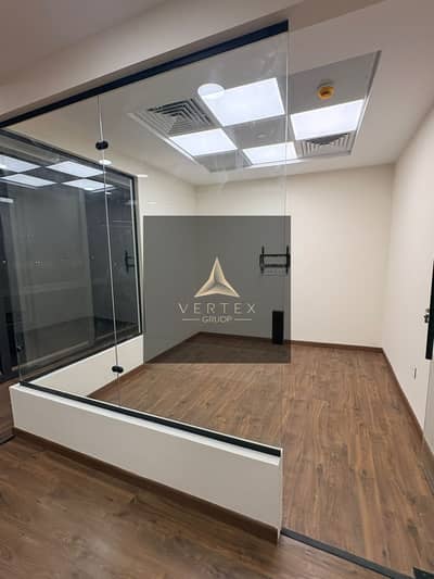موقع مميز وتشطيب كامل مكتب إداري للإيجار في Mivida Business Park – التجمع الخامس القاهرة الجديدة