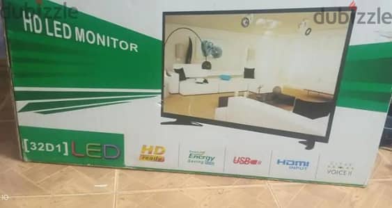 شاشة التلفزيون ٣٢ بوصة مستعمل كالجديد