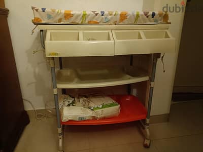 baby changing table