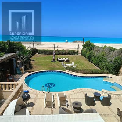 Luxury Seafront Villa for Sale in Marina 7 | First Row on the Sea