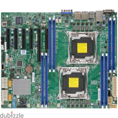 Supermicro X10DRl-i LGA2011-3 Motherboard + 2cpu Intel Xeon