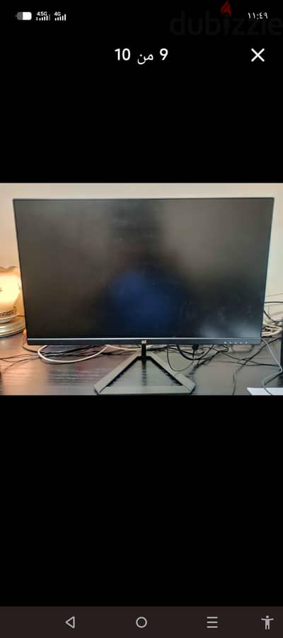 شاشه جيمنج 240 هرتز 24 بوصه استخدام ايام بنفس حالة الجديد view sonic