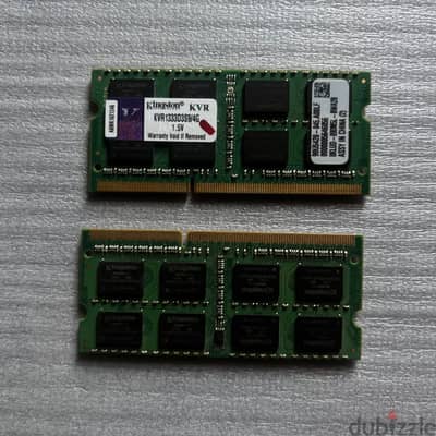 Kingston ValueRAM 4GB DDR3 Laptop Memory - (x2)