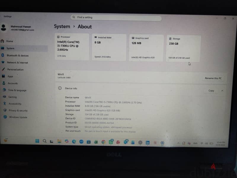 Dell latitude 5480 3