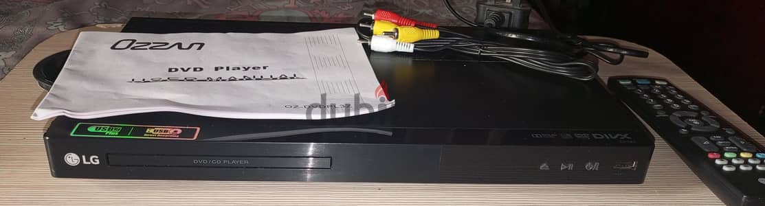 مشغل DVD + فلاشة بحالة الزيرة
