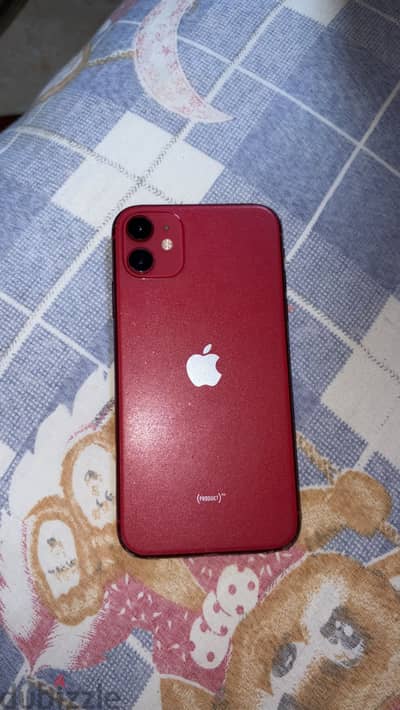 ايفون 11 عادي 82% - احمر 64GB