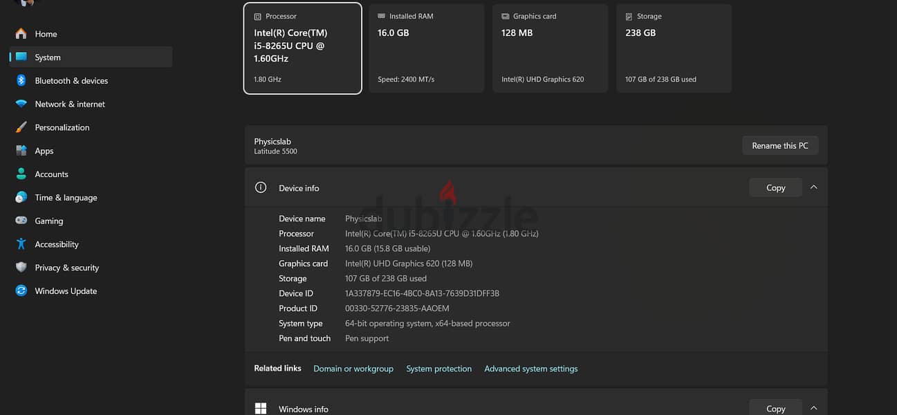 Dell Latitude 5500 4