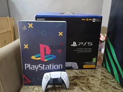 PS5 Digital 825GB بالعلبة وكل الكابلات