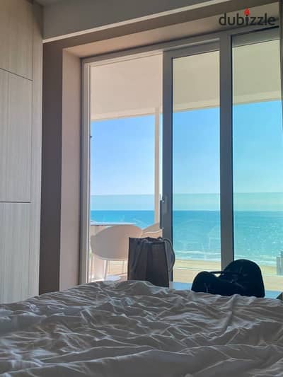 At the old price, a finished chalet 130m ready for viewing direct sea view in La Vista Ain Sokhna.