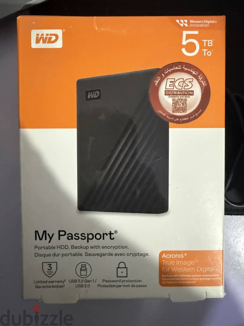 WD My Passport 5TB - Computer Accessories & Spare Parts - 209188699