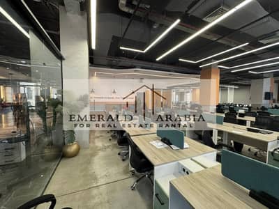 An administrative area with office furnishings suitable for major companies and institutions