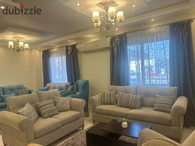 Furnished apartment for rent with some special finishes fully ACs 90M layout: 2 rooms and a bathroom in Al Rehab, Phase 1
