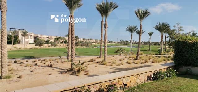 شاليه أرضي 3 غرف مفروش في جاز ليتل فينيسيا جولف العين السخنة، جاردن 120 متر على الجولف والبيسين، استلام فوري