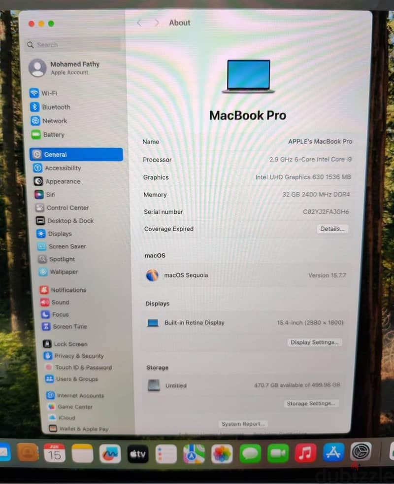 MacBook pro 2018 new 2