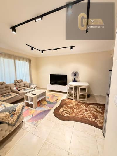 Fully furnished apartment for rent in Madinaty B12 near services and on a wide garden in a prime location in one of most prestigious areas