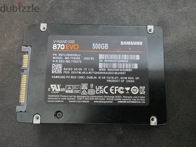 Samsung SSD 870 EVO 500GB