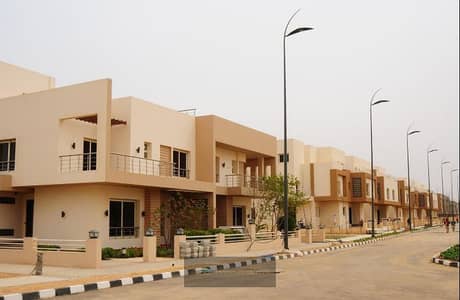 Luxury Corner Townhouse for Rent in Grand Heights 6 October | 5 Bedrooms, Private Garden, 3 Open Facades, 284 sqm Built-up Area, 377 sqm Land