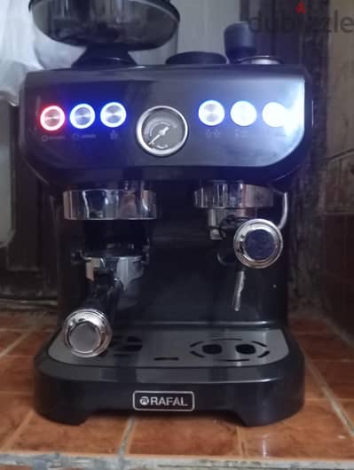 briva espresso machine with grinder and accessories